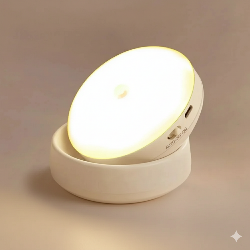 Veilleuse LED à détecteur de mouvement rechargeable par USB