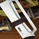 Couteau à éplucher en acier inoxydable avec manche en bois