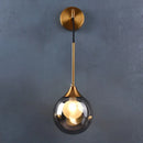 Applique murale moderne à boule de verre LED pour chambre et salon