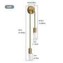 Applique murale LED nordique moderne – Applique minimaliste or et noir