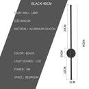 Slim LED Wall Lamp – Modern Minimalist Vertical Light Fixture