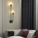 Applique murale LED nordique moderne – Applique minimaliste or et noir